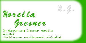 morella gresner business card
